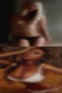 Long legged adult naked woman.